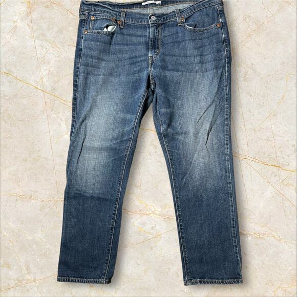 Boyfriend Women's Jeans Size 32 Comfortable Relaxed Fit High Quality Denim Pants - Picture 1 of 3